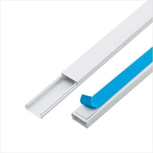 CANALETA PVC BRANCA PARA FIOS 20MM X 10MM X  2MT