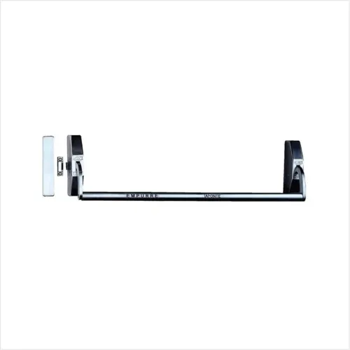 BARRA ANTI PANICO P/ PORTA SIMPLES ABERTURA PRETA 1,3M