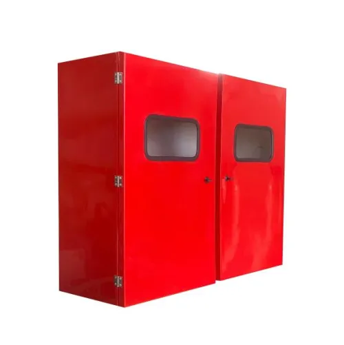 ABRIGO DE HIDRANTE EM FIBRA DE VIDRO 120CM X 90CM X 30CM - DUAS PORTAS