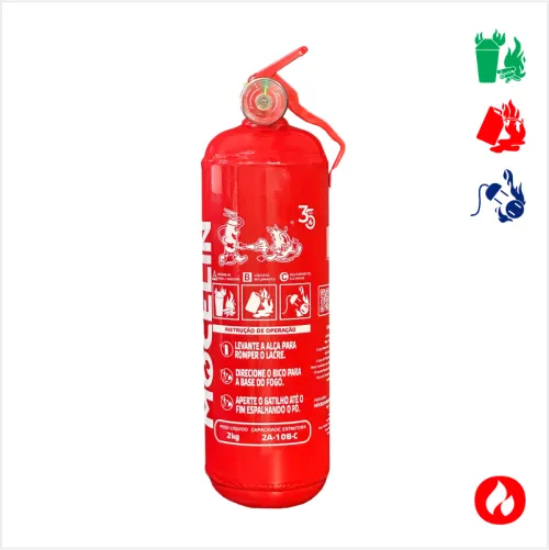 EXTINTOR VEICULAR PQS 2KG ABC