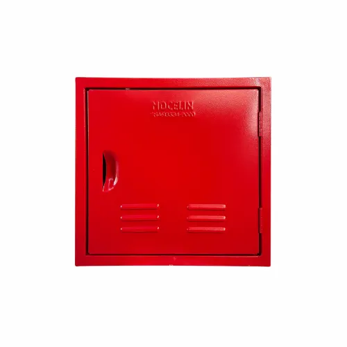 ABRIGO DE RECALQUE 40X40X18 EM CHAPA DE ACO CARBONO - SOBREPOR