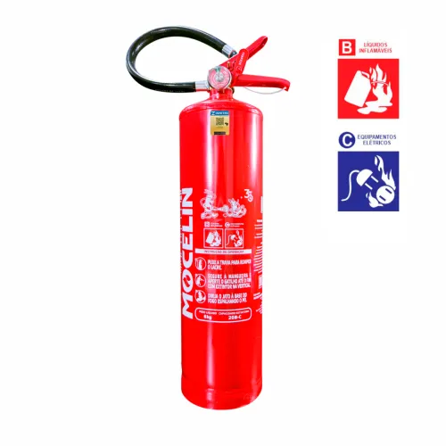 EXTINTOR INDUSTRIAL PQS 6KG BC